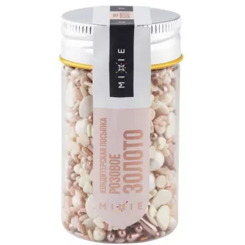 Посыпка Mixie Розовое золото, 50г