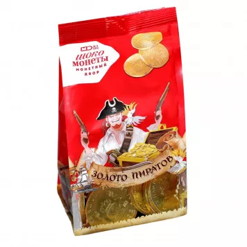 Монеты шоколадные Мешочек "Золото Пиратов", 150 г 6534821