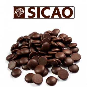 Шоколад Sicao темный 53%, 500гр