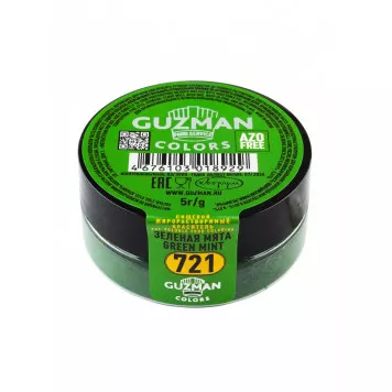 Краситель Guzman жирораств. Зеленая мята, 5г