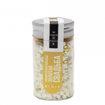 Посыпка Mixie Золотая свадьба, 50гр