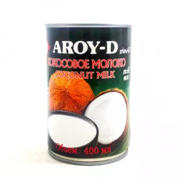 Молоко кокосовое ж/б Aroy-D, 400мл